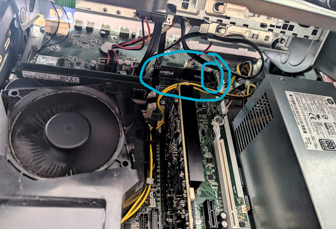 Upgrading main boot (SSD) hard drive on a Windows 10 PC - Floating